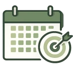 Calendar target icon