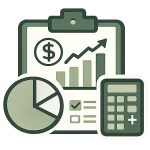 clipboard calculator icon